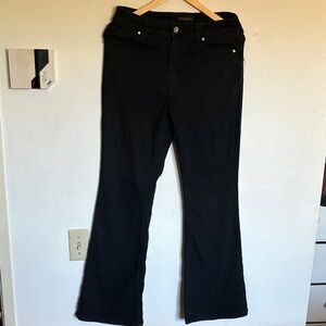Women's Black Flare Jeans